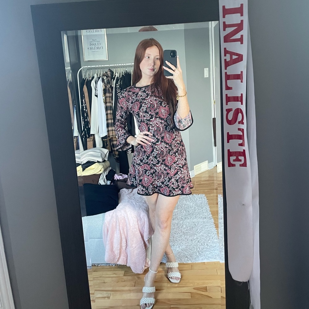 MICHAEL KORS bandana print mini dress